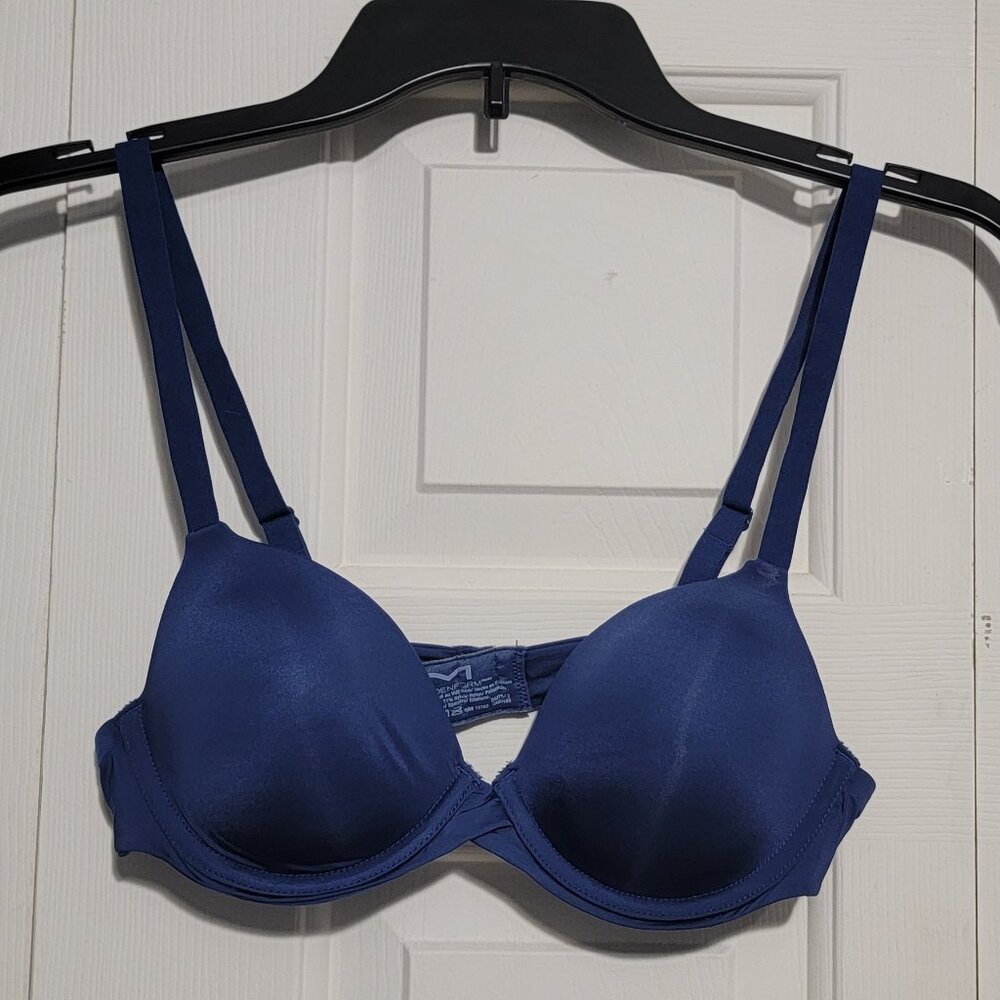 Maidenform One Fabulous Fit Underwire T-Shirt Bra, 34A, Navy
